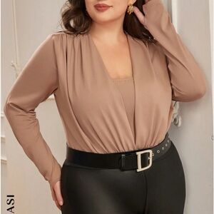 Tan bodysuit brand new